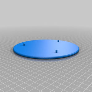Lazy Susan gramofon - łożyska kulkowe Airsoft 6 mm - mocowanie wciskane, bez konieczności użycia śrub