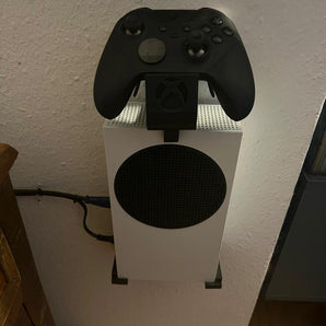 Montaż ścienny Xbox Series S z uchwytem na Elite Controller