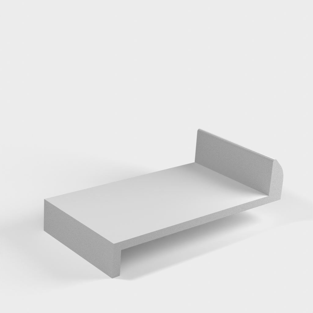 Super prosty pionowy stojak na laptopa do biurka/ściany