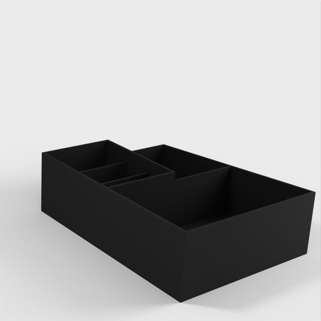 IKEA MALM Półka/organizator z szufladami