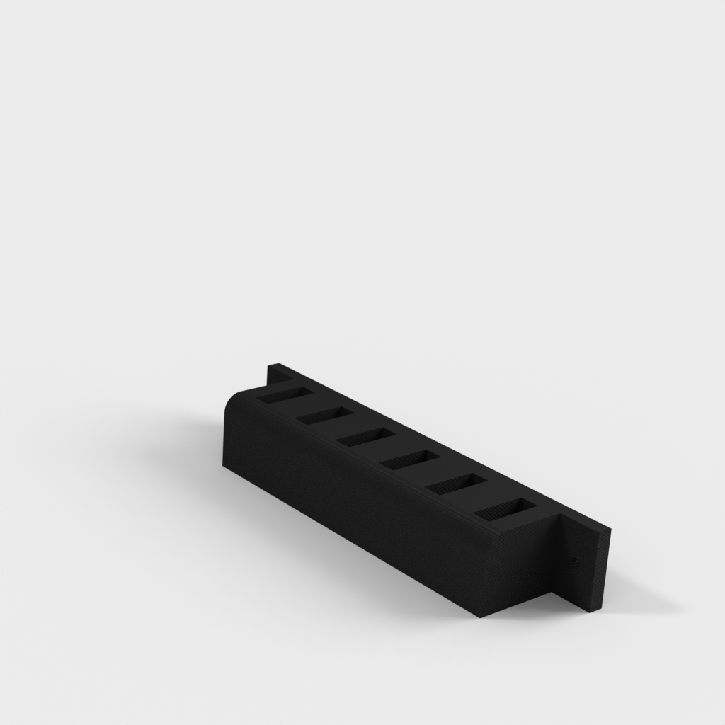 Stojak USB na 6 pamięci USB z możliwością montażu na biurku lub ścianie