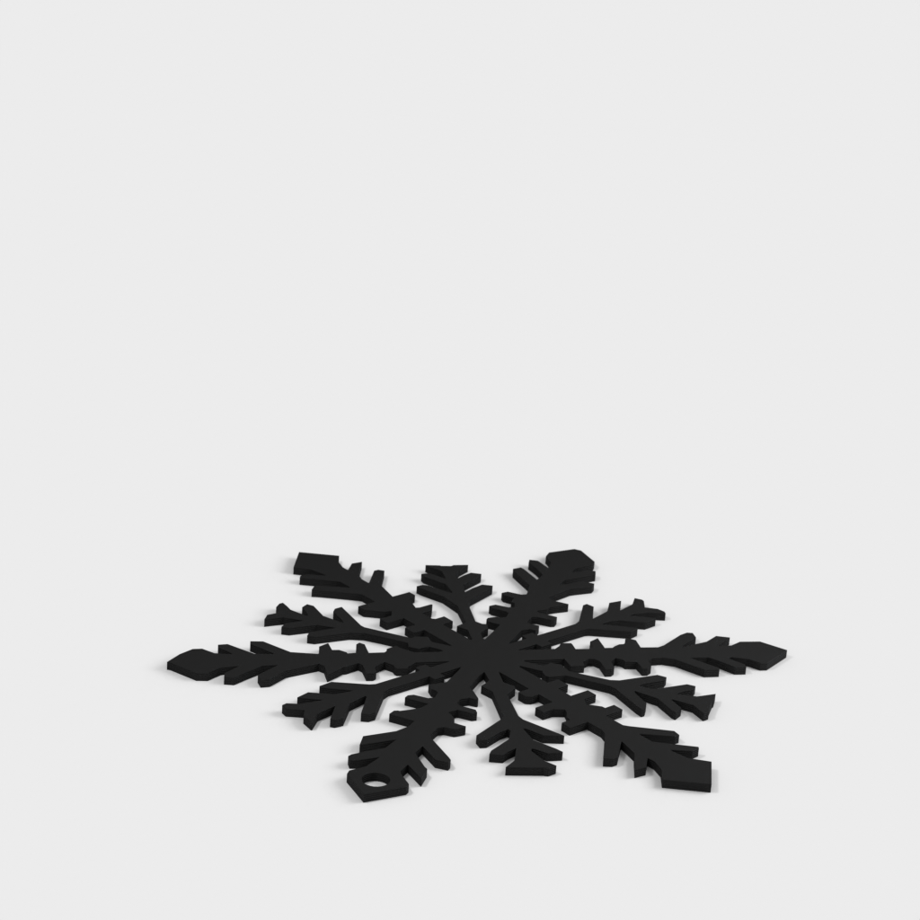 Ozdoba choinkowa w kształcie płatka śniegu