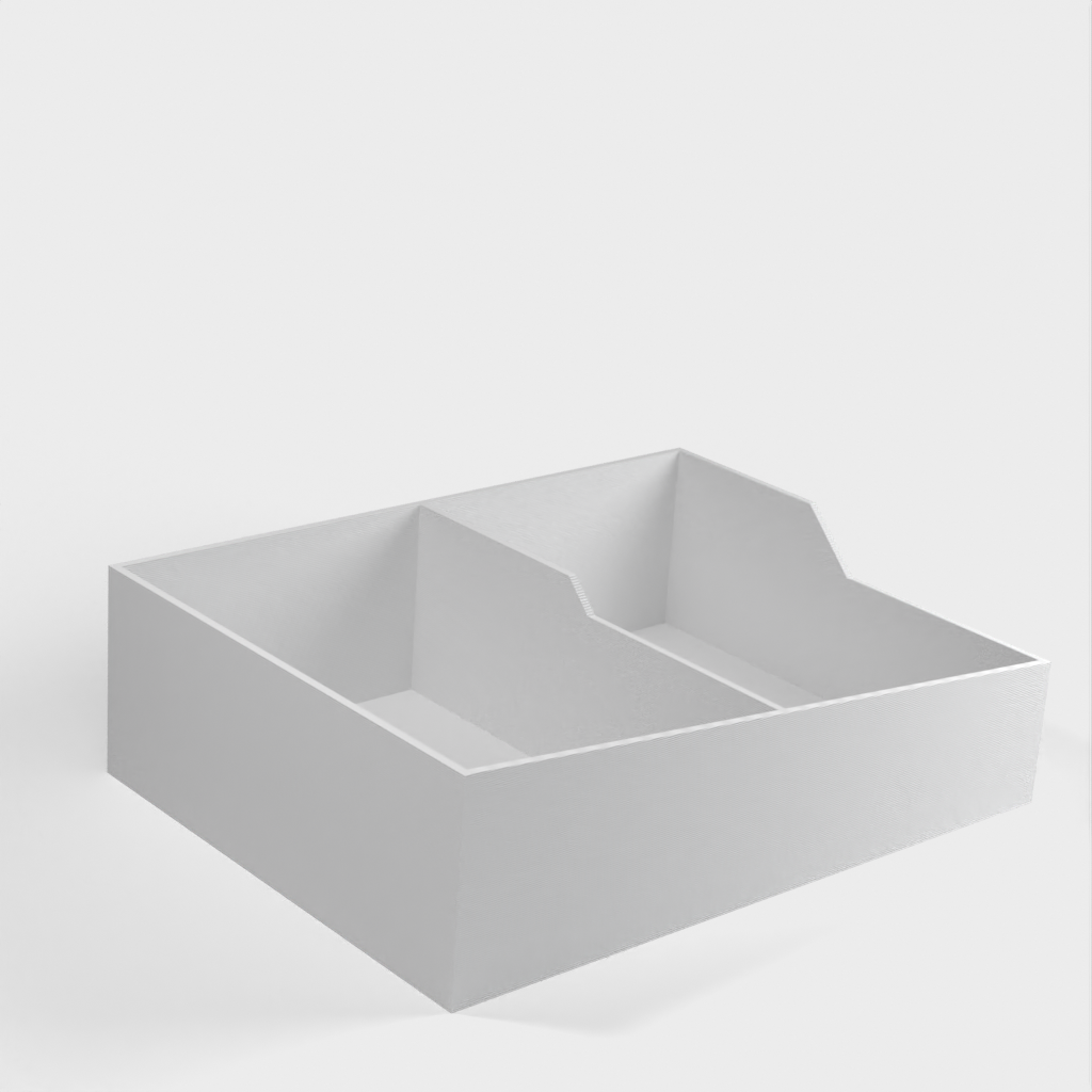 IKEA MALM Półka/organizator z szufladami