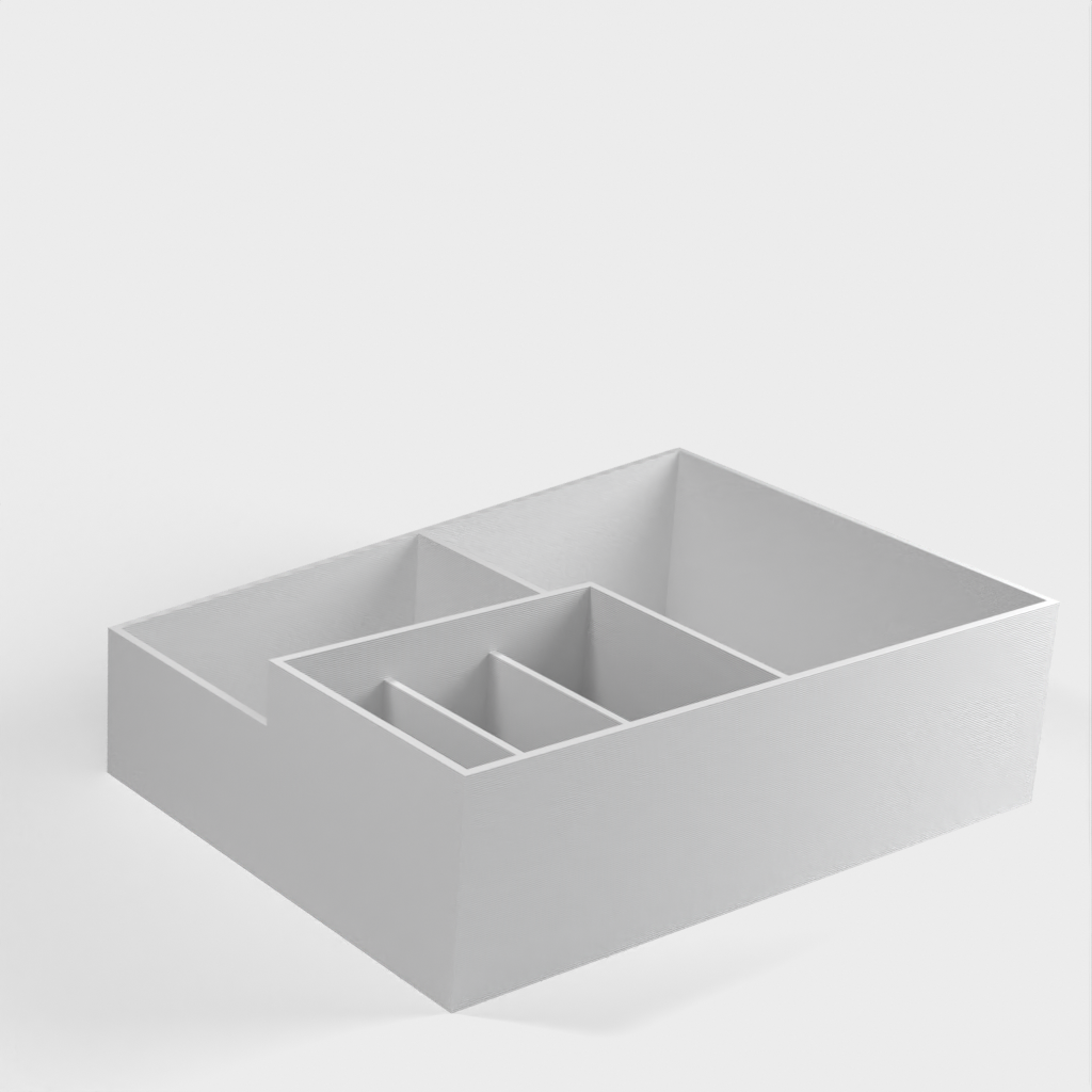 IKEA MALM Półka/organizator z szufladami