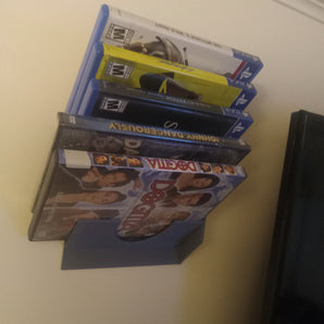 Naścienny modułowy regał na DVD i gry