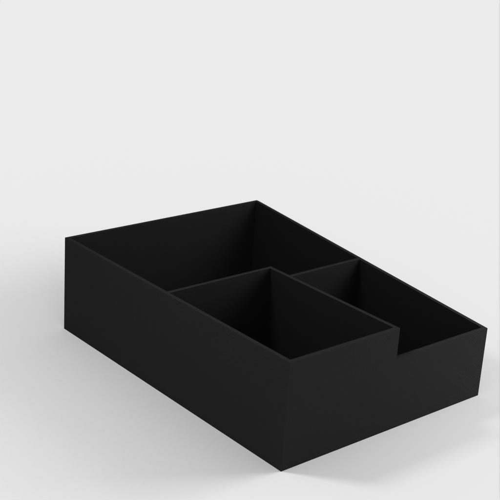 IKEA MALM Półka/organizator z szufladami