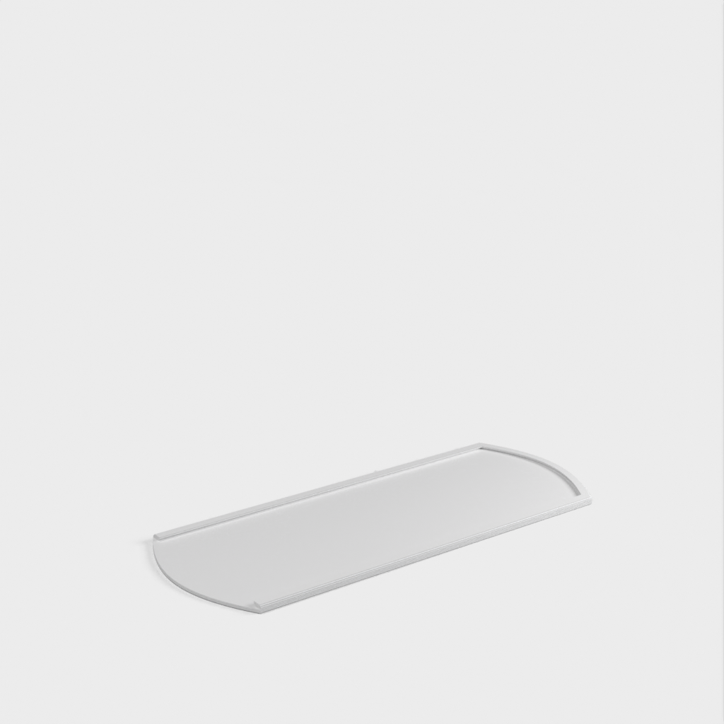 Tabliczka znamionowa na kostkę biurową/ścienna z wymiennym tekstem i niestandardowym logo