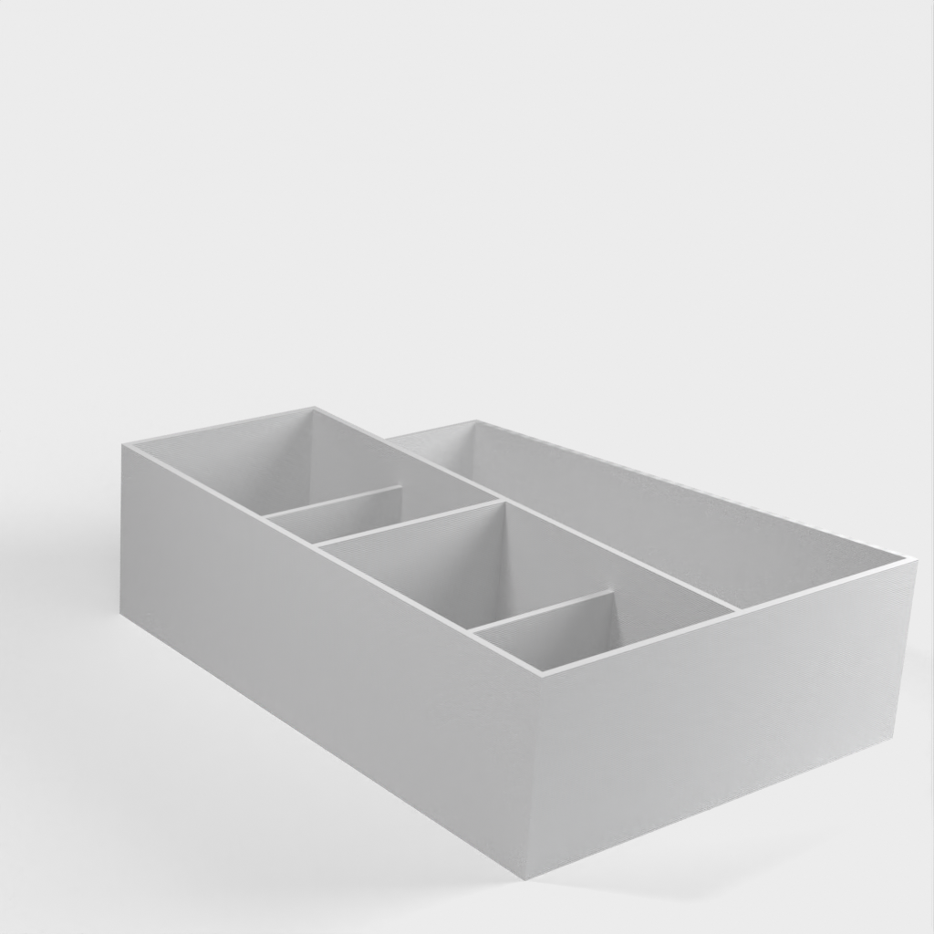 IKEA MALM Półka/organizator z szufladami