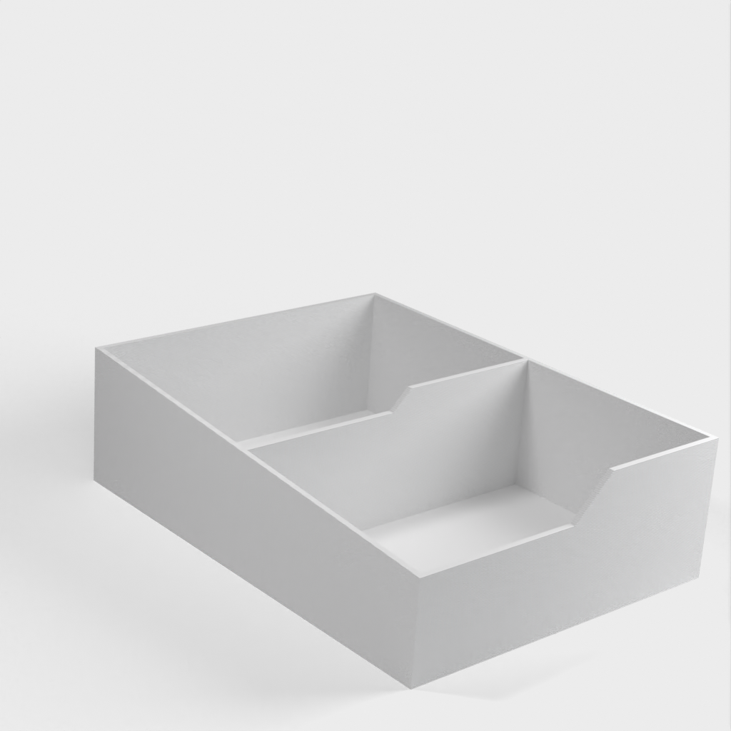 IKEA MALM Półka/organizator z szufladami