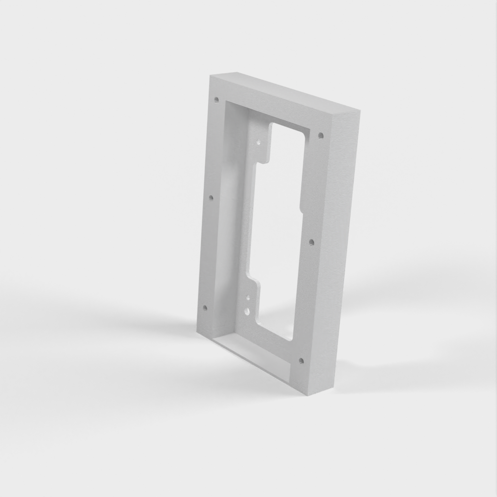 Aluminiowa obudowa dzwonka do drzwi 2 do cienkich ścian
