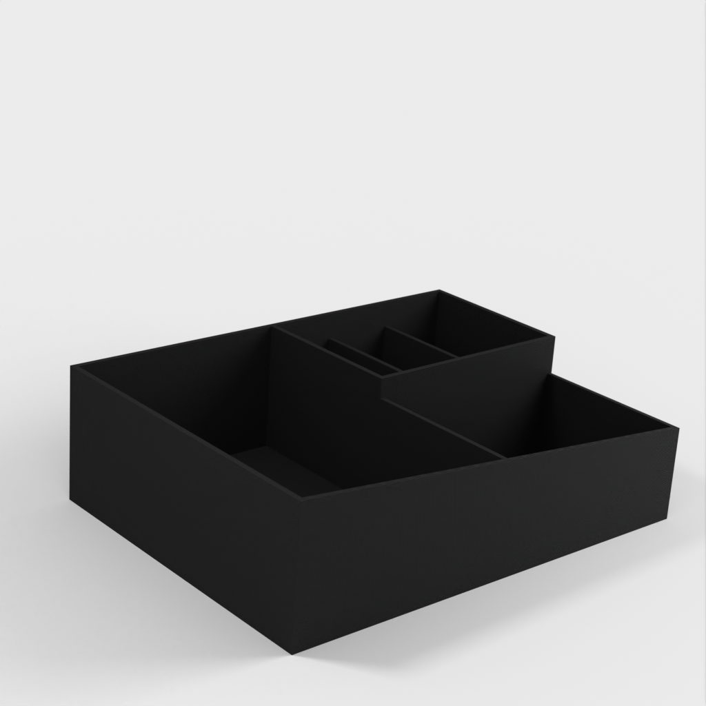 IKEA MALM Półka/organizator z szufladami