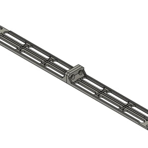 Ventileret blindpanel til 19-tommer rack