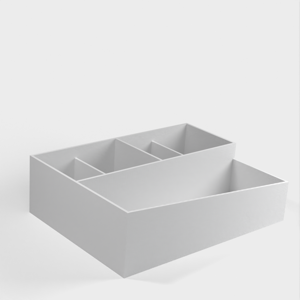 IKEA MALM Półka/organizator z szufladami