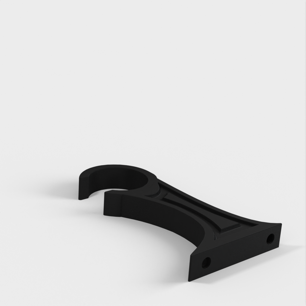 Rozszerzony wspornik karnisza 80 mm z „Systemu karniszy za 2 dolary – STYL IKEA”