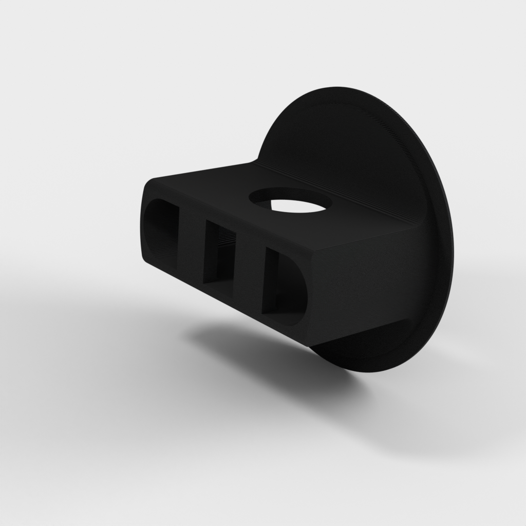 Uchwyt koncentratora USB z przelotką na biurko (80 mm / 3,15&quot;)