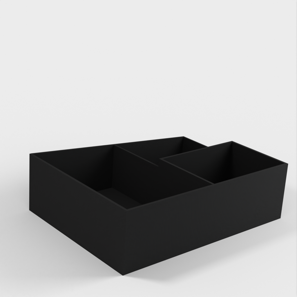 IKEA MALM Półka/organizator z szufladami