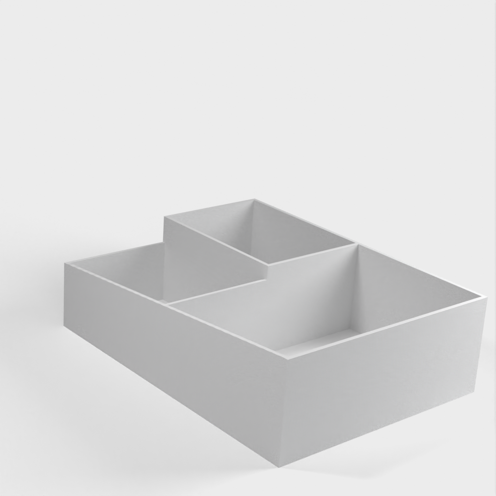 IKEA MALM Półka/organizator z szufladami