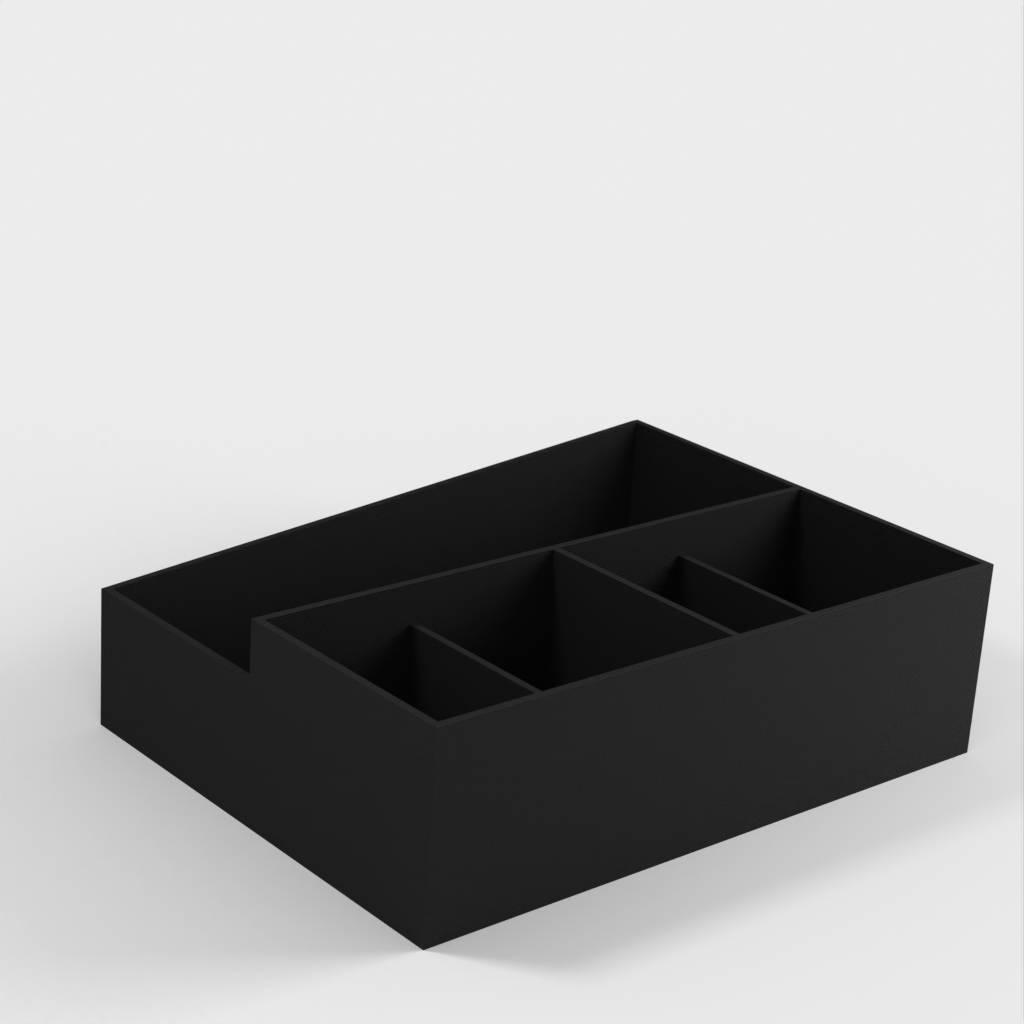 IKEA MALM Półka/organizator z szufladami