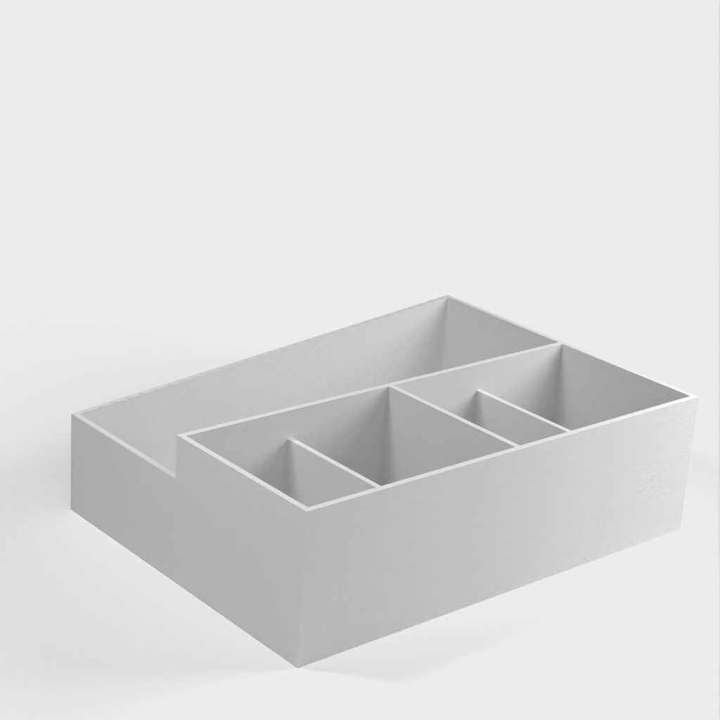 IKEA MALM Półka/organizator z szufladami