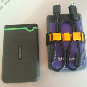 Elastyczny pasek do kabli do uchwytu Transcend StorJet HDD