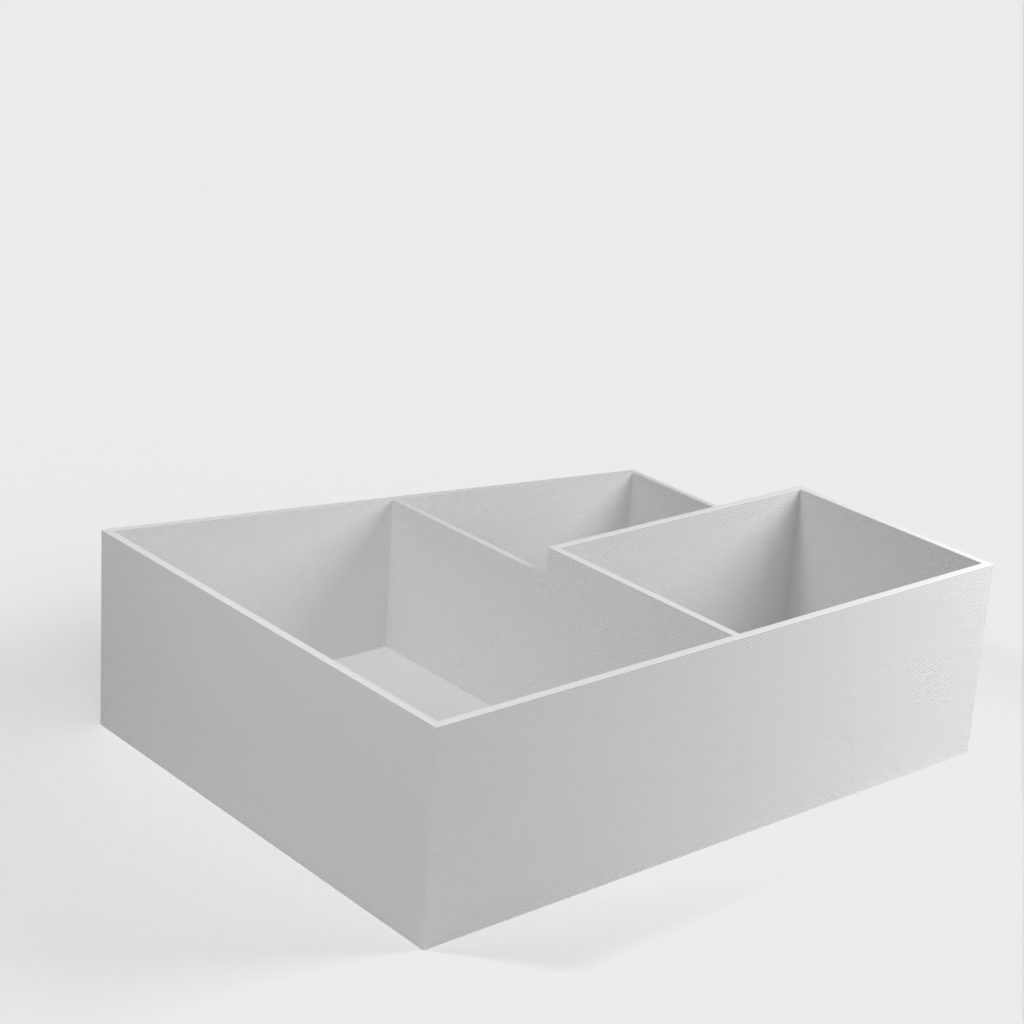 IKEA MALM Półka/organizator z szufladami