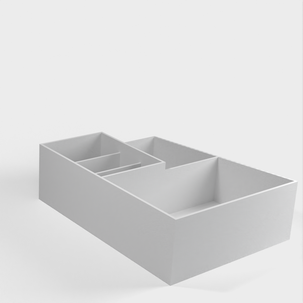 IKEA MALM Półka/organizator z szufladami