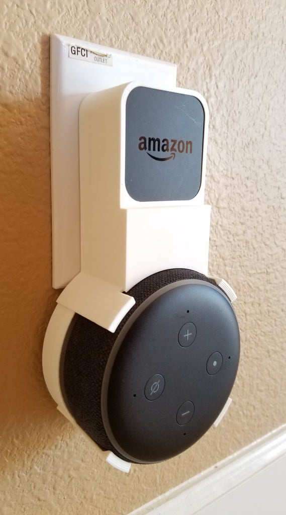 Uchwyt ścienny na złącze Amazon Echo Dot (3. generacji)