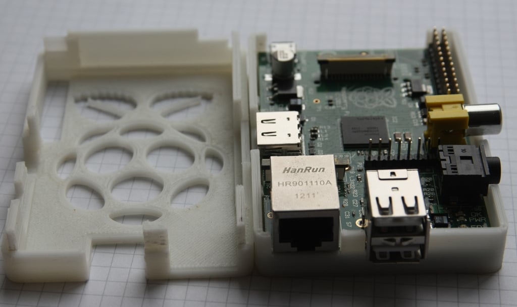 Pudełko Raspberry Pi z dokładnymi wymiarami i ulepszeniami