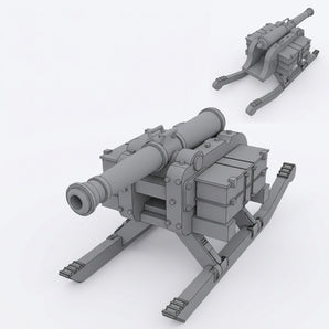 Karolińska armata saniowa do historycznych gier wojennych 28mm