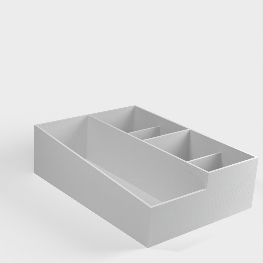 IKEA MALM Półka/organizator z szufladami