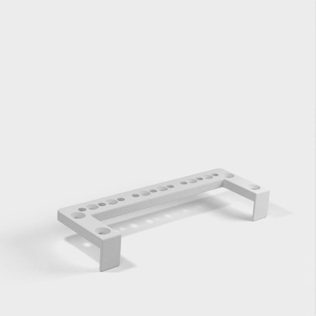 Szyna rack 3U do stołu Ikea Lack