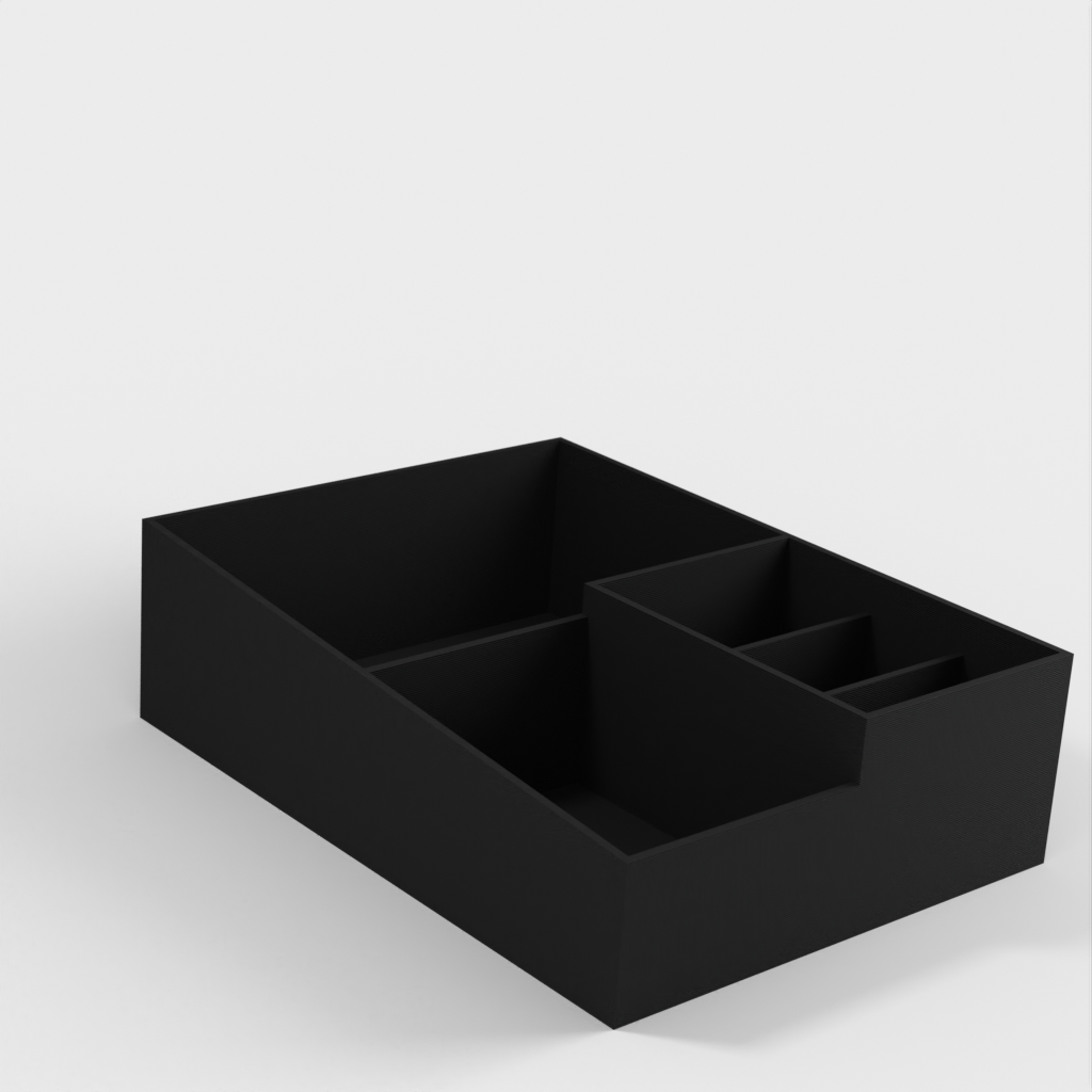 IKEA MALM Półka/organizator z szufladami