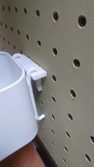 Opdateret Ikea SKÅDIS METAL box adapter til almindelig hulplade