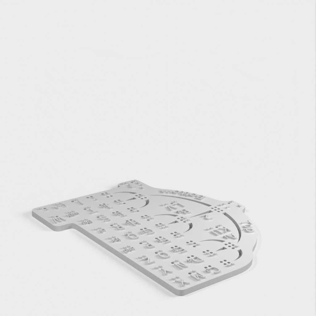 BrailleTree Visio - taktylna pomoc mnemotechniczna do nauki alfabetu Braille'a