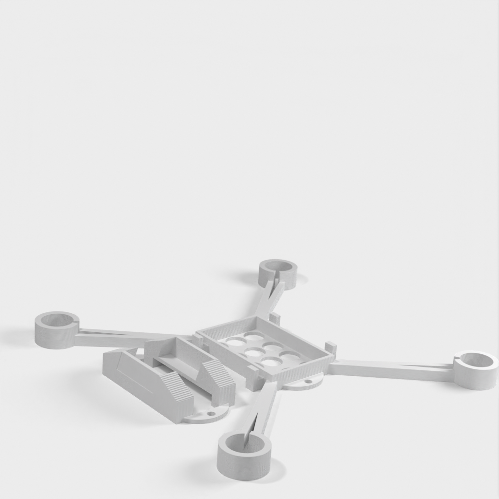 80mm rama drona Micro FPV dla Eachine Tiny F3OSD_Brushed Flight Control Board