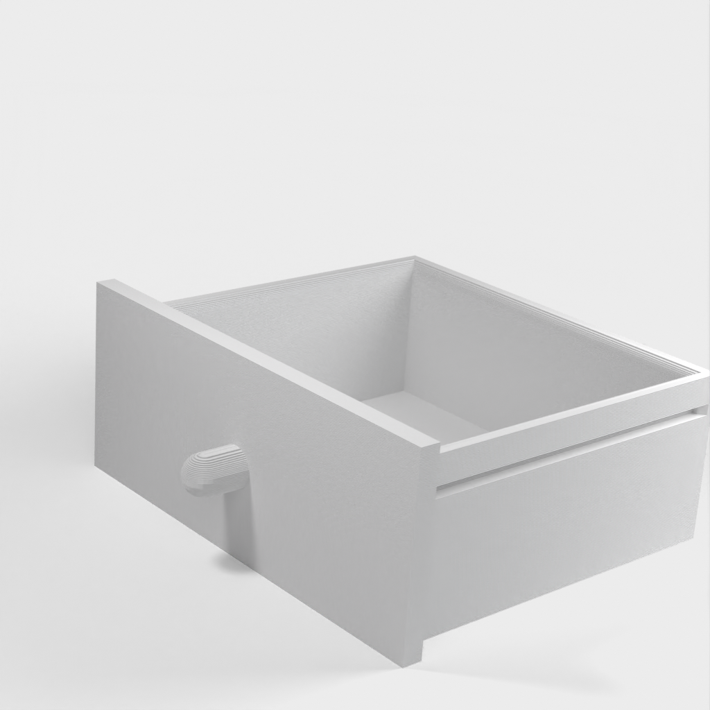 Designerski organizer łazienkowy z szufladą i bocznym miejscem na waciki