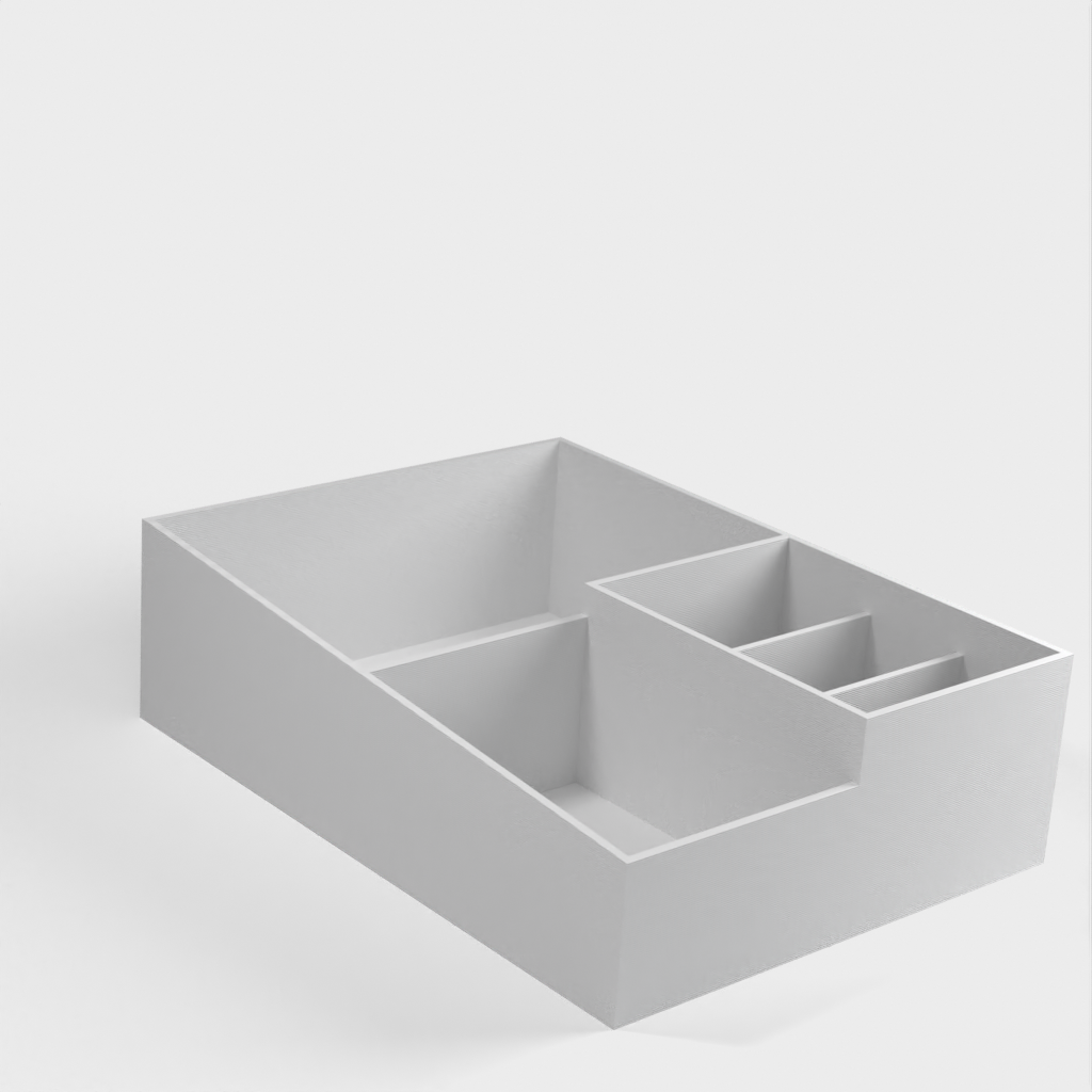 IKEA MALM Półka/organizator z szufladami