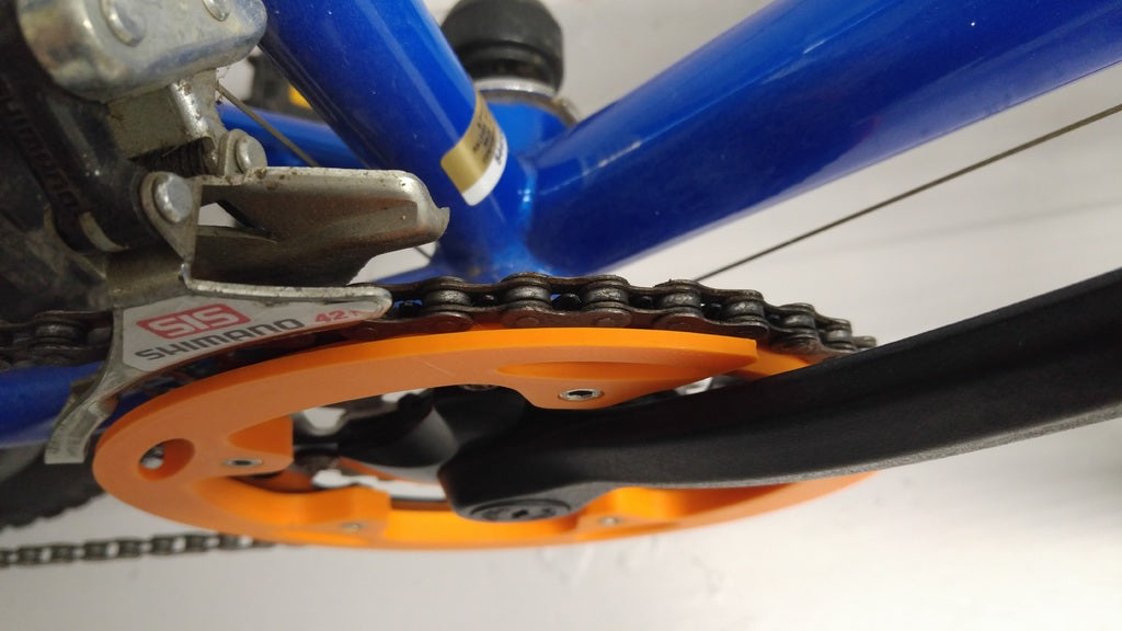 Osłona łańcucha rowerowego - średnica 185mm z 5 otworami montażowymi