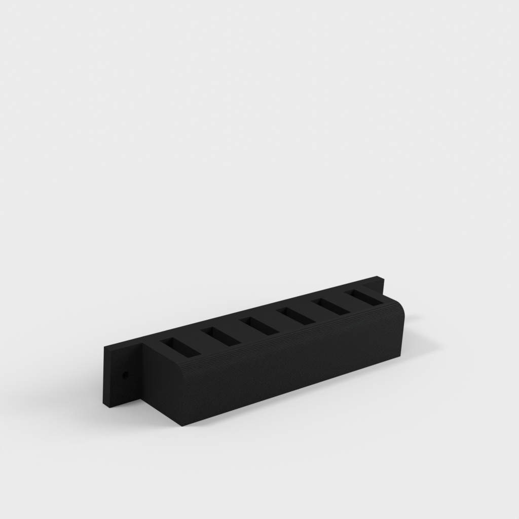 Stojak USB na 6 pamięci USB z możliwością montażu na biurku lub ścianie