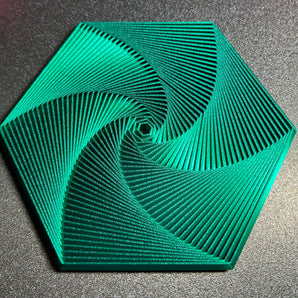 Hexagon Superfidget - projekt PIP z 35 segmentami