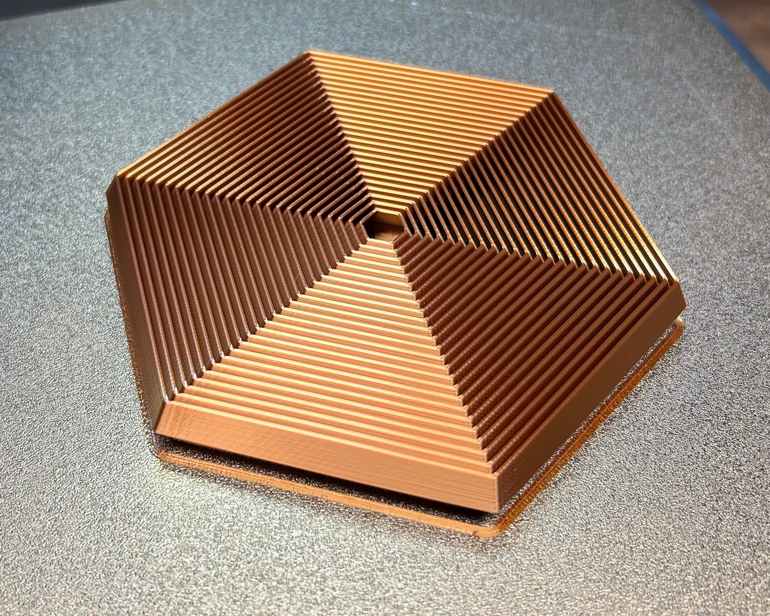 Hexagon Superfidget V2 - projekt PIP z 45 segmentami