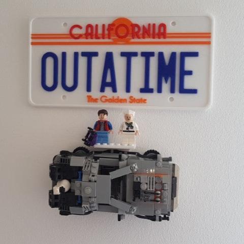 Uchwyt ścienny do Lego DeLorean (21103)