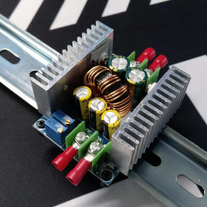 Uchwyt szyny DIN do przetwornicy Buck 20A 300W
