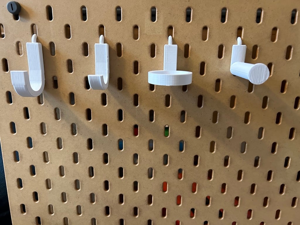 Niestandardowe haczyki do tablicy IKEA SKÅDIS Pegboard