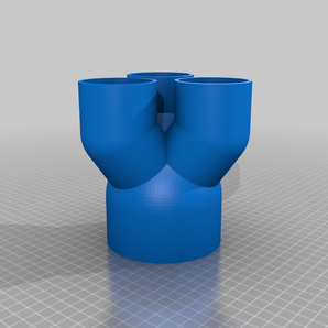Efektywny adapter PVC 4 do 2 cali do odsysania pyłu