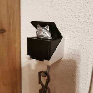 Uchwyt ścienny do wieszaka na klucze kota