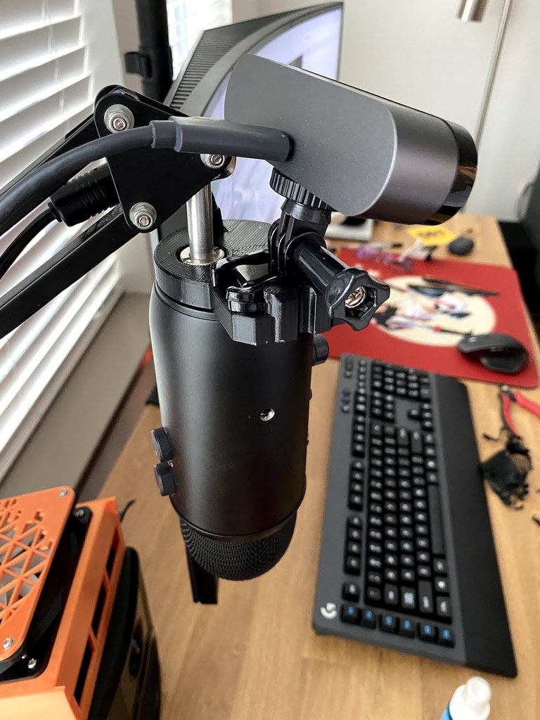 Mikrofon Blue Yeti i mocowanie GoPro/Webcam