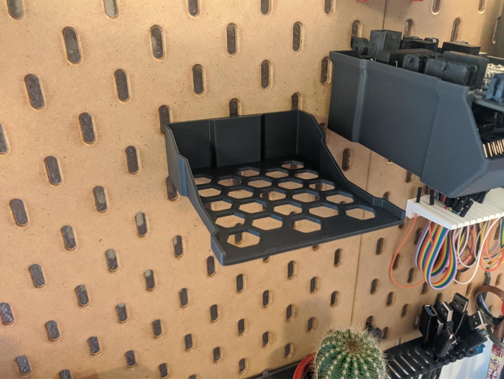IKEA Skadis Półka na pudełko do układania w stosy