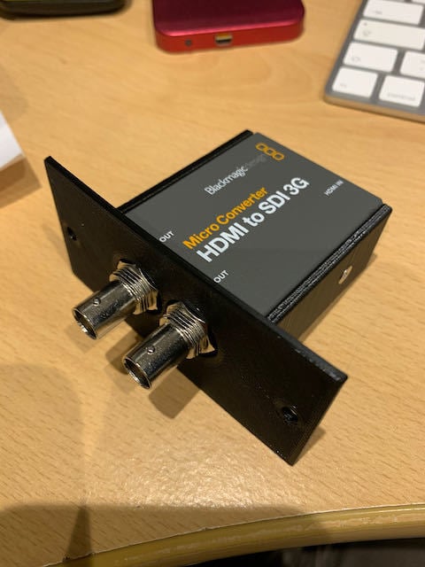 Adapter montażowy do Blackmagic Micro Converter HDMI-SDI & 3G