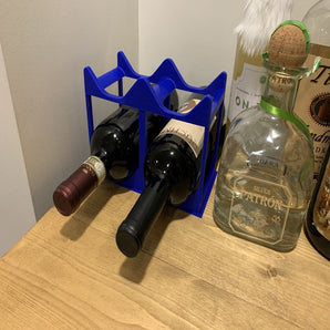 Stojak na wino do układania w stosy dla optymalnego przechowywania butelek